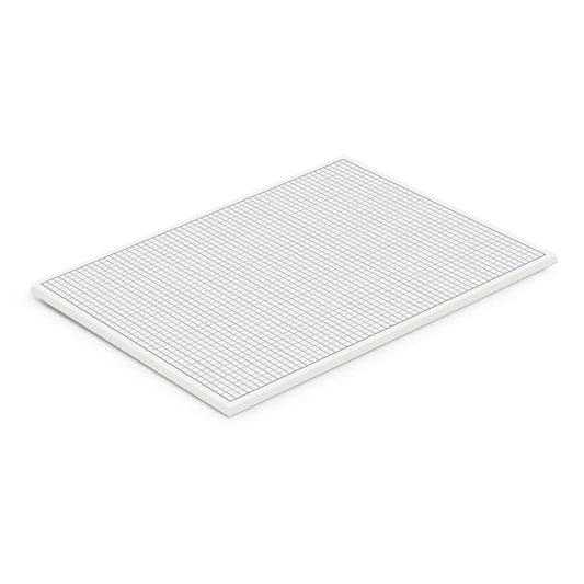 Graph Note Pad - A4 with grid design, ideal for notes and sketches, perfect as a corporate gift.