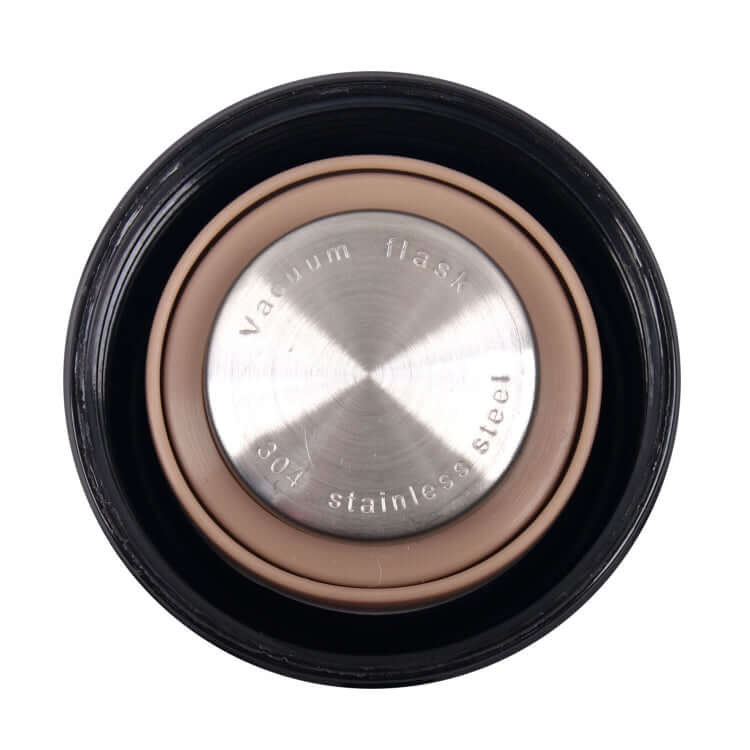 Top view of the Classic 450ml Vacuum Flask showcasing its stainless steel interior design.