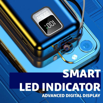 22.5W Quick Charge Powerbank with Built-in Cable Corporate Gifts Singapore