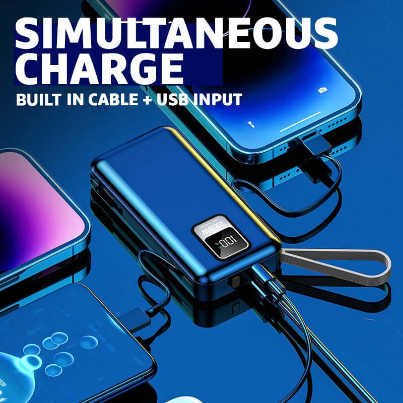 22.5W Quick Charge Powerbank with Built-in Cable Corporate Gifts Singapore