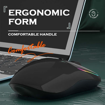 Rechargeable Wireless Mouse with Ergonomic Stressless Gripping Corporate Gifts Singapore