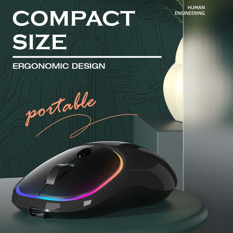 Rechargeable Wireless Mouse with Ergonomic Stressless Gripping Corporate Gifts Singapore