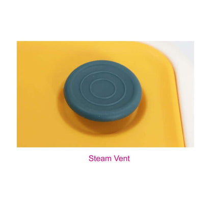 PP Lunch Box steam vent designed for easy ventilation and safety during use.