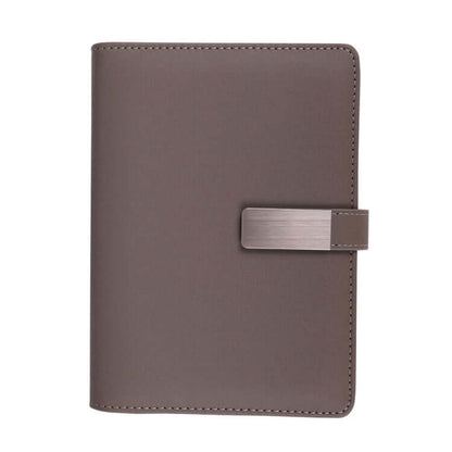 A5 Organizer in sleek grey PU material, perfect for corporate gift and organization.