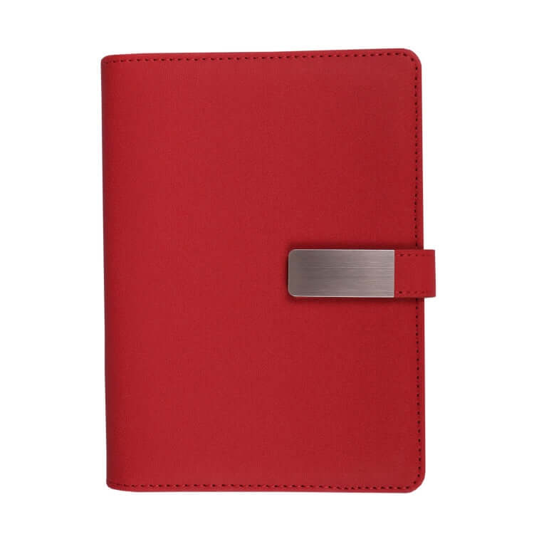 A5 Organizer in red color with a sleek design, ideal for corporate gifts and stylish organization.