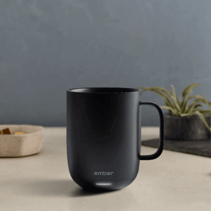 Alt Tag: Ember Mug 2 10oz in sleek black design, perfect for coffee lovers and a great corporate gift.