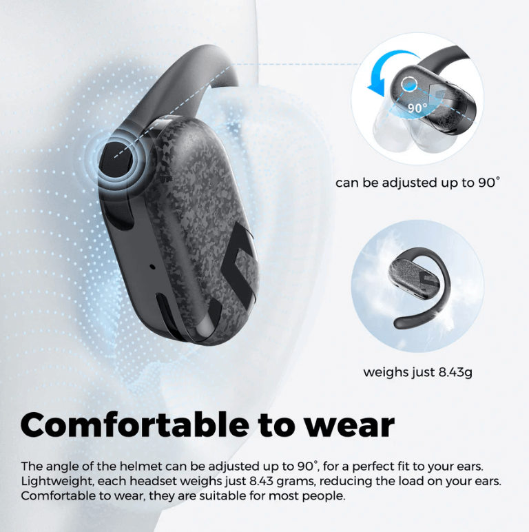 SOUNDPEATS Breezy Open Ear 90° Adjustable Earphones Corporate Gifts Singapore