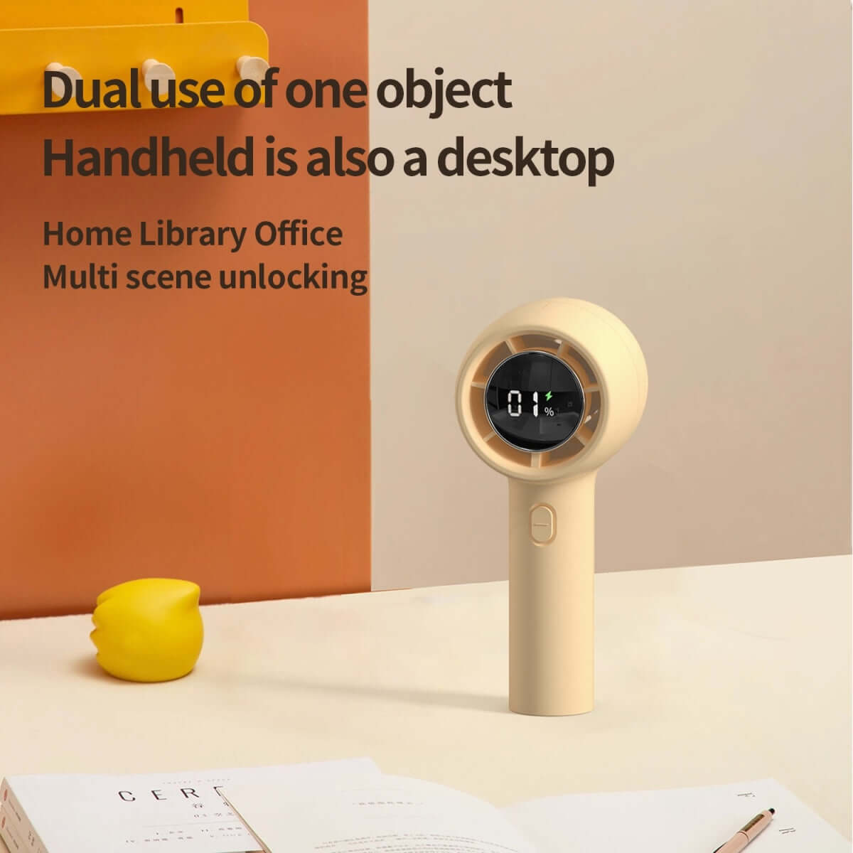 Handheld Turbo Fan with Digital Display Corporate Gifts Singapore