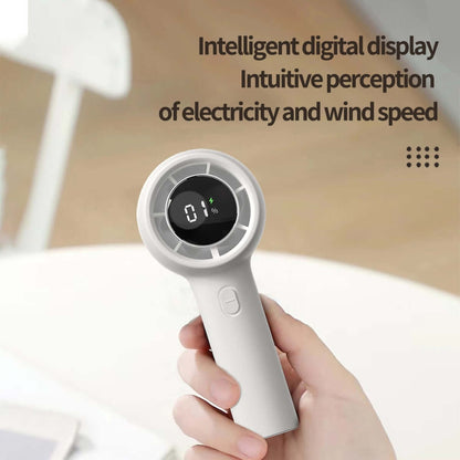 Handheld Turbo Fan with Digital Display Corporate Gifts Singapore