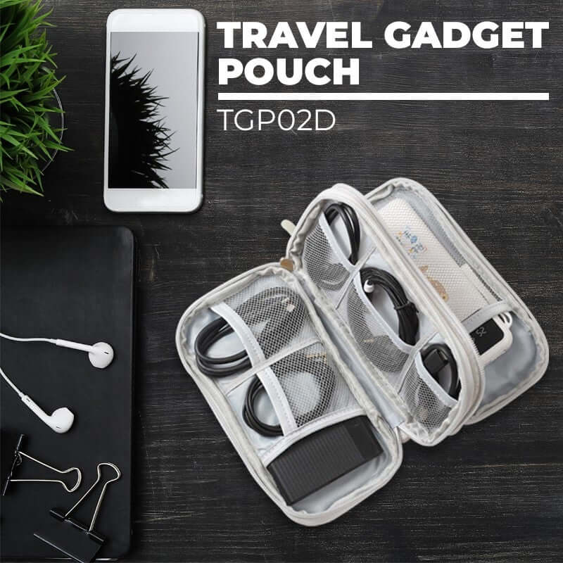 Double Layer Travel Gadget Organizer Pouch Corporate Gifts Singapore