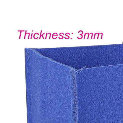 Felt Shopping Bag in blue color showcasing a thickness of 3mm, ideal for stylish and durable shopping.