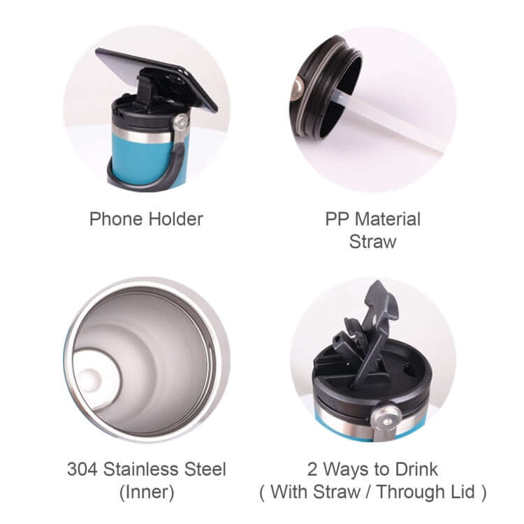 900ml Thermo Flask with Straw Corporate Gifts Singapore