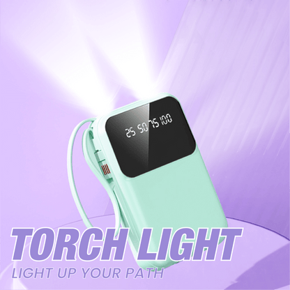 Mini Powerbank 10000mAh with 4 Built-in Cable Corporate Gifts Singapore