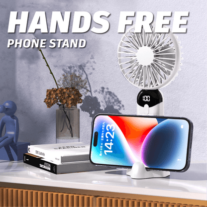 Handheld Fan with Phone Stand Corporate Gifts Singapore