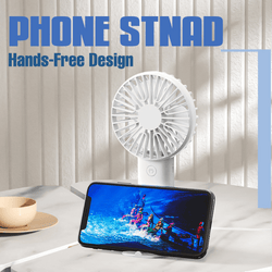 Handheld Fan with 3 Speed and Phone Stand Corporate Gifts Singapore