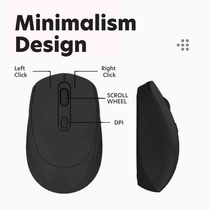 Dual Mode Wireless Mouse with Rechargeable Battery Corporate Gifts Singapore