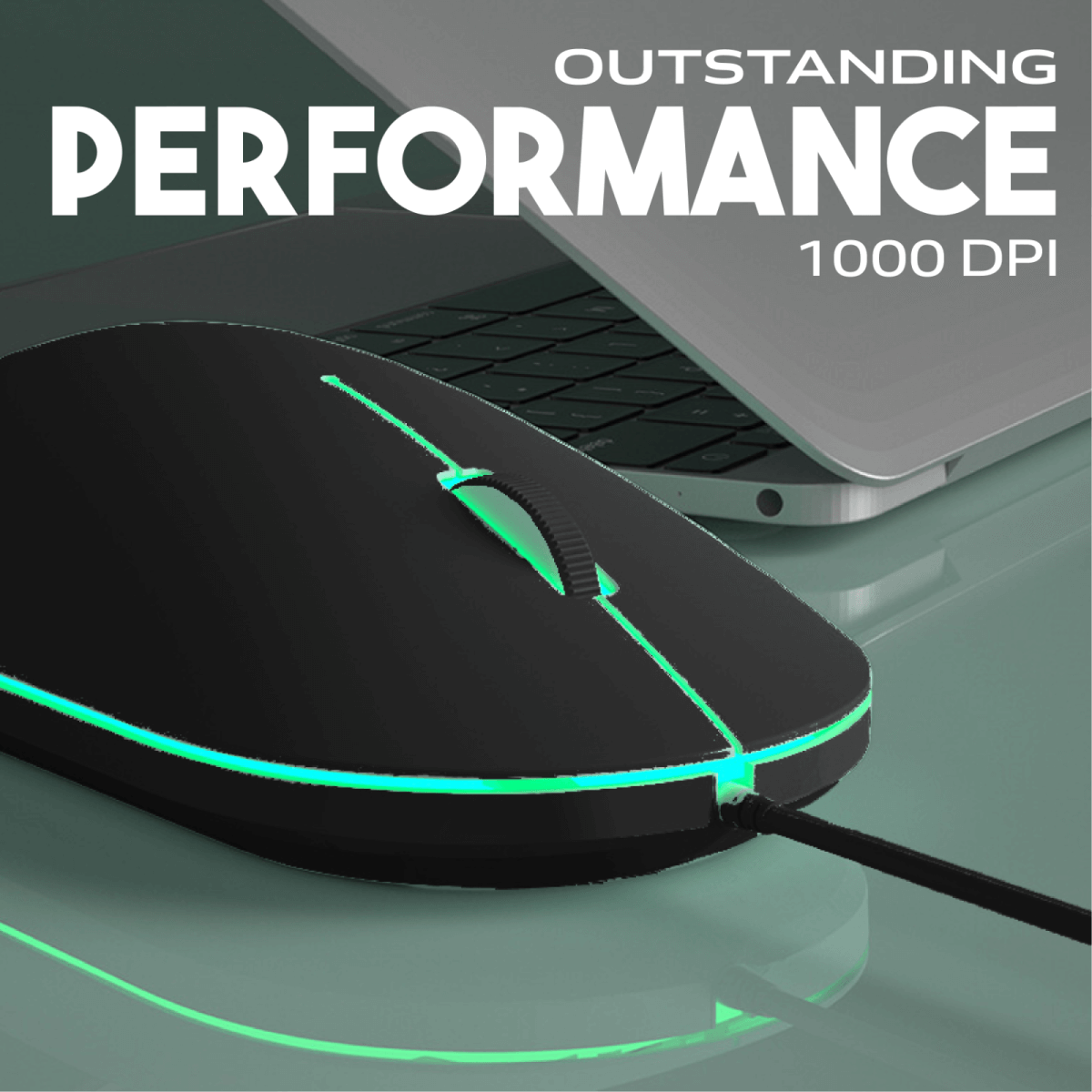1000 DPI High Performance USB Mouse with Ergonomic Design Corporate Gifts Singapore