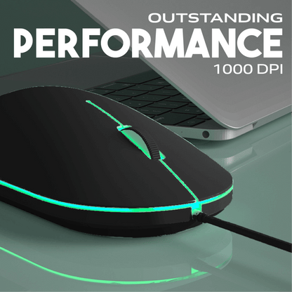 1000 DPI High Performance USB Mouse with Ergonomic Design Corporate Gifts Singapore