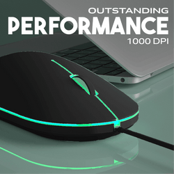 1000 DPI High Performance USB Mouse with Ergonomic Design Corporate Gifts Singapore