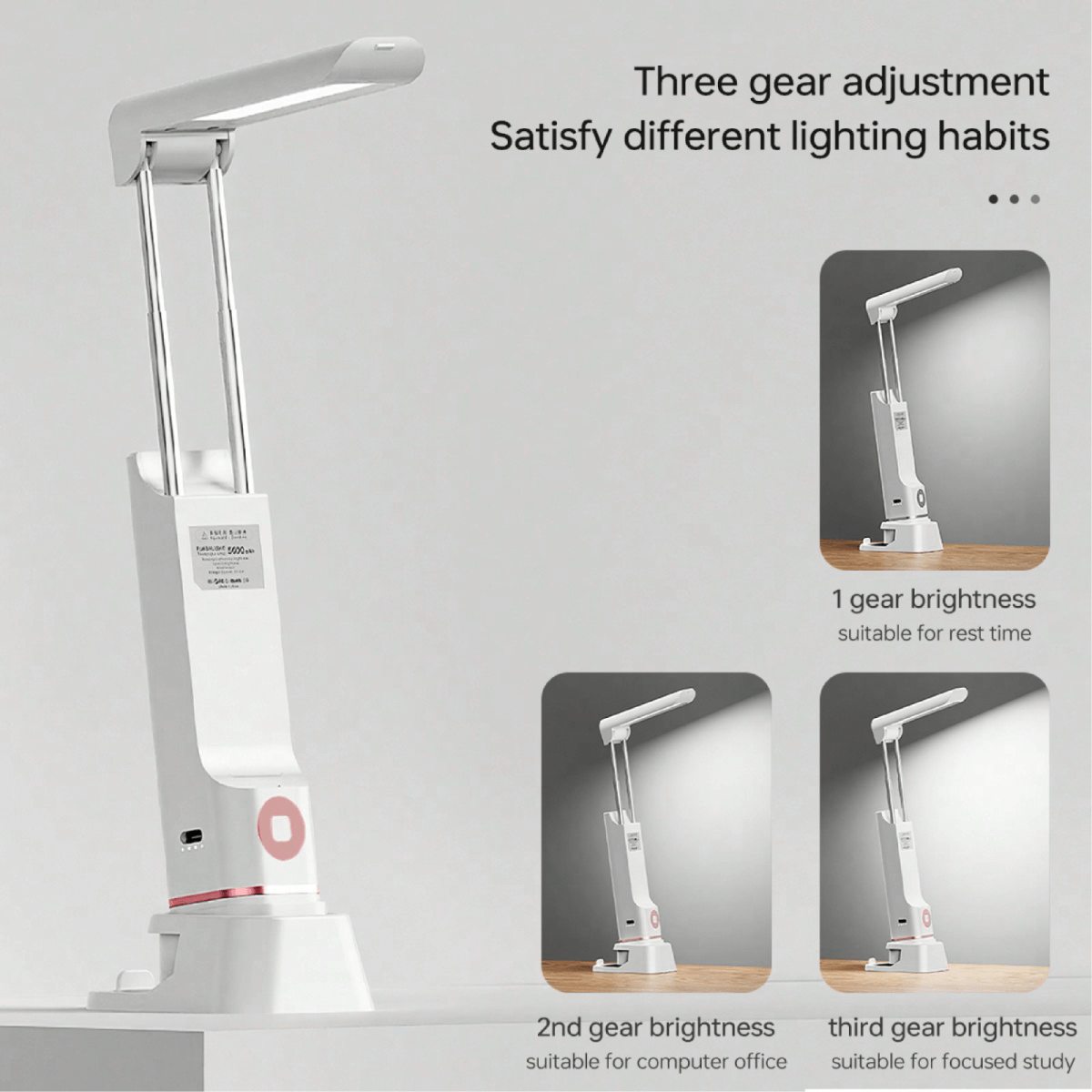 Table Lamp With 3000mah Powerbank and Phone Stand Corporate Gifts Singapore