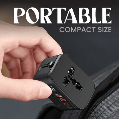 World Travel Adaptor With 3.4A Fast Charge Corporate Gifts Singapore