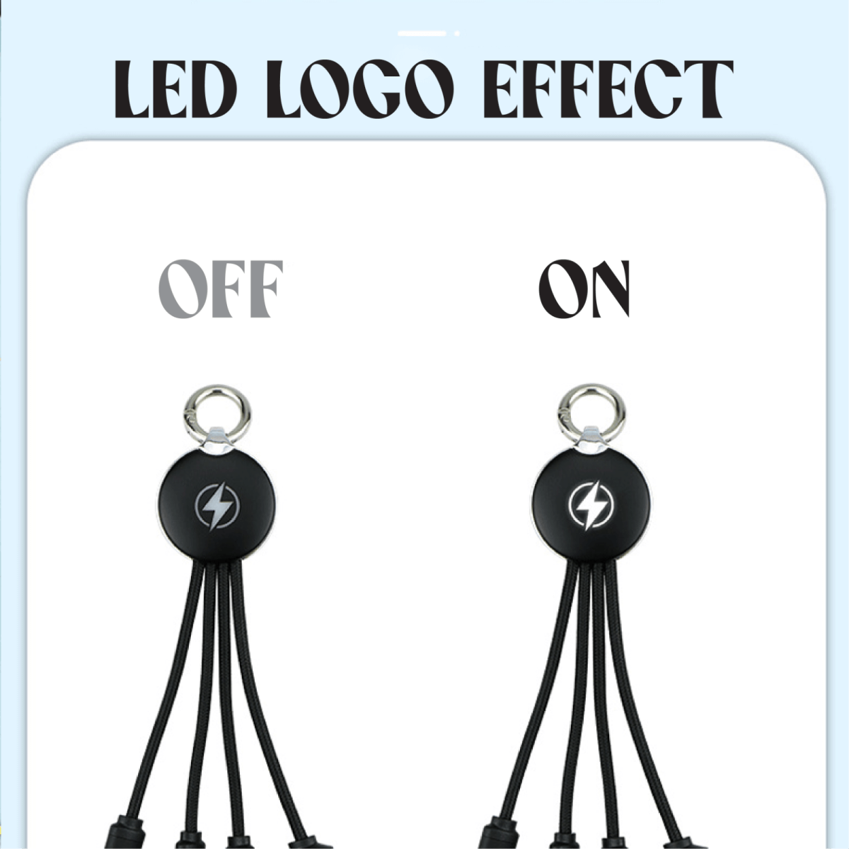 3 in 2 Fast Charging Cable (Round) Corporate Gifts Singapore