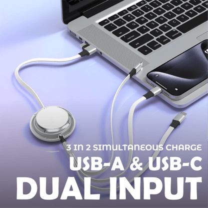 3 IN 2 Quick Charge Cable With Data Transfer Corporate Gifts Singapore