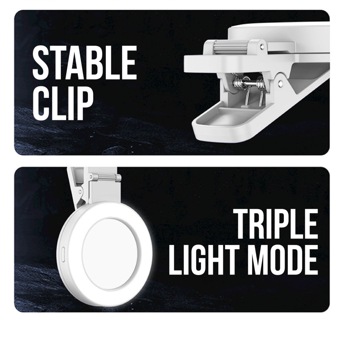 Selfie Rear Mirror Clip With Led Light Corporate Gifts Singapore