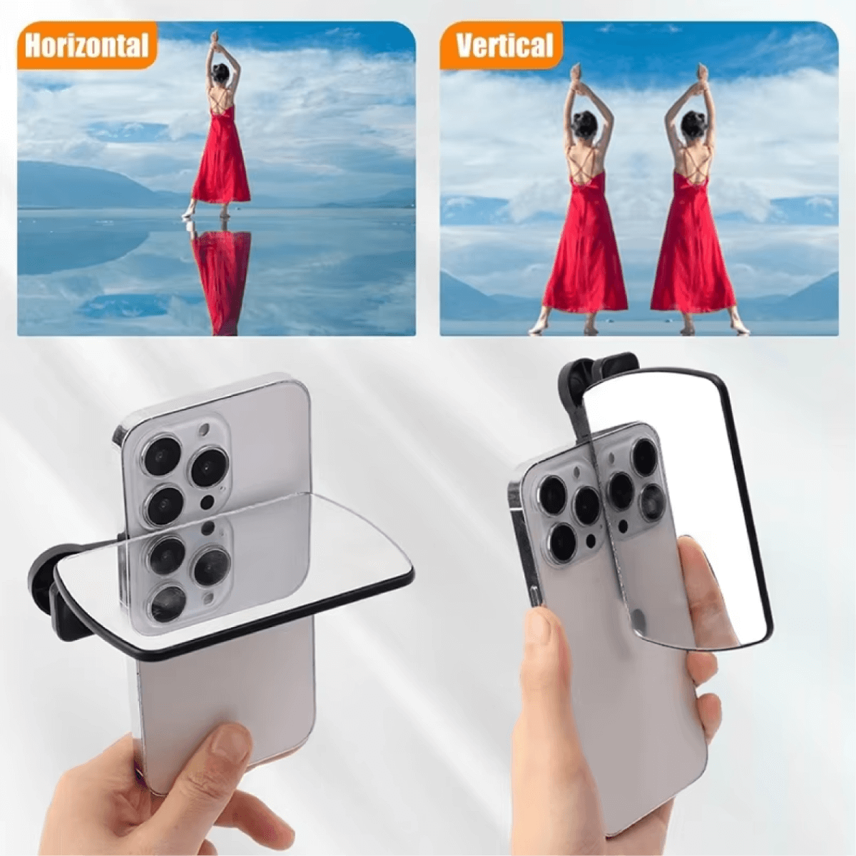 Selfie Reflection Mirror Clip Adjustable Corporate Gifts Singapore