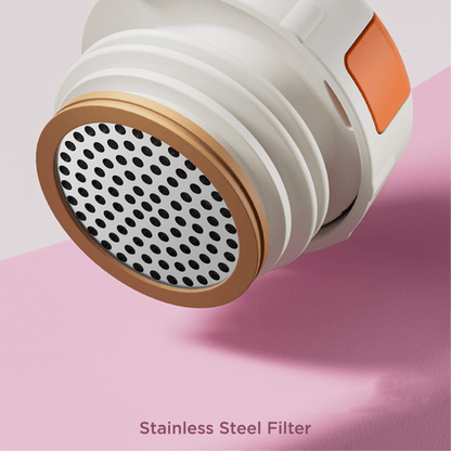 Fancy 500ml Vacum Flask With Cup & Handle, featuring a stainless steel filter for efficient beverage enjoyment.