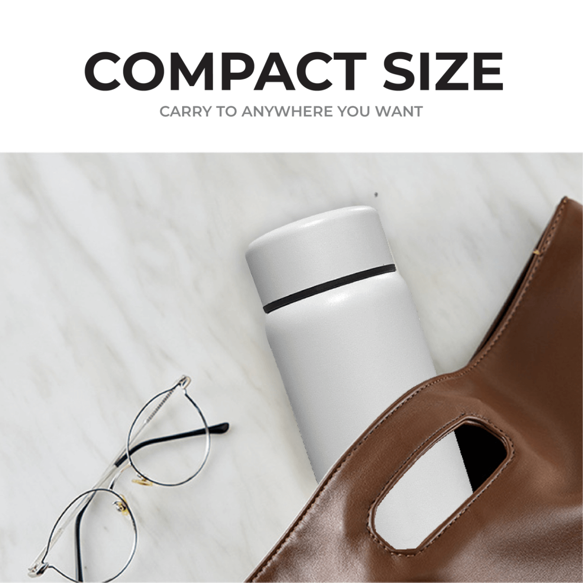 Refined 380ml Stainless Steel Vacuum Flask Corporate Gifts Singapore