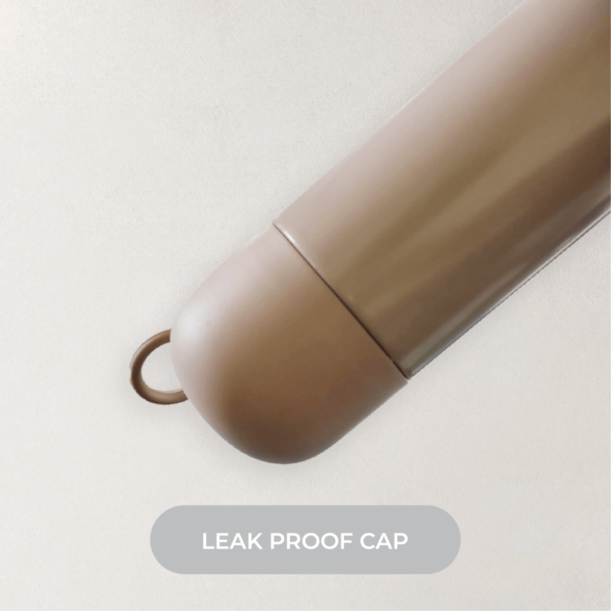 Minor 300ml Stainless Steel Vacuum Flask with a leak proof cap on a neutral background.