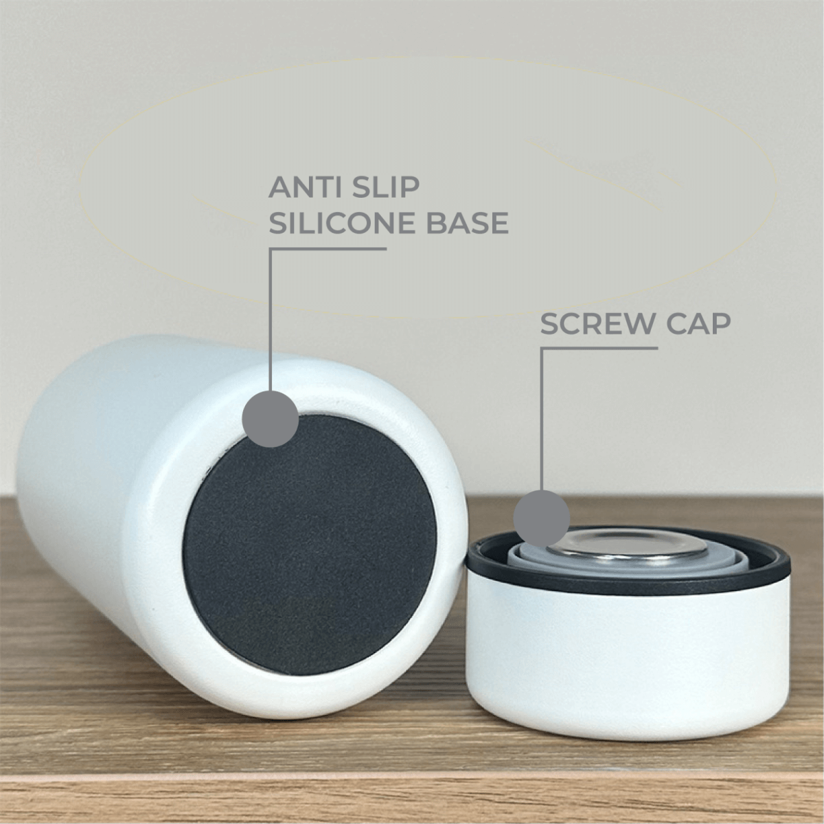 Refined 380ml Stainless Steel Vacuum Flask Corporate Gifts Singapore