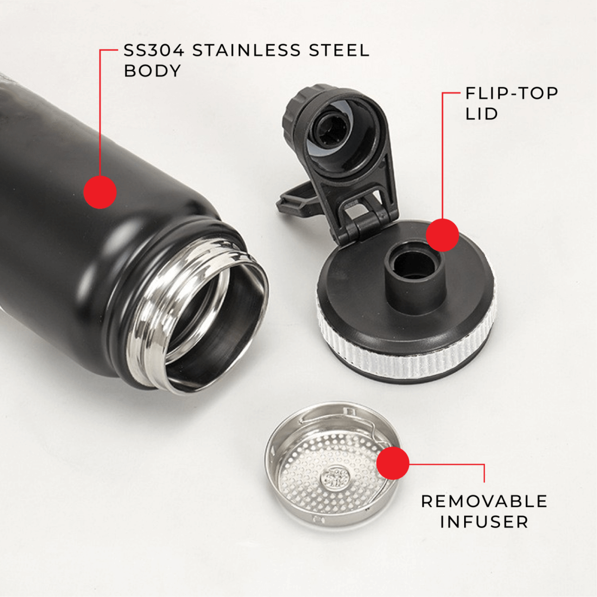 800ml Stainless Steel Vacuum Bottle Corporate Gifts Singapore
