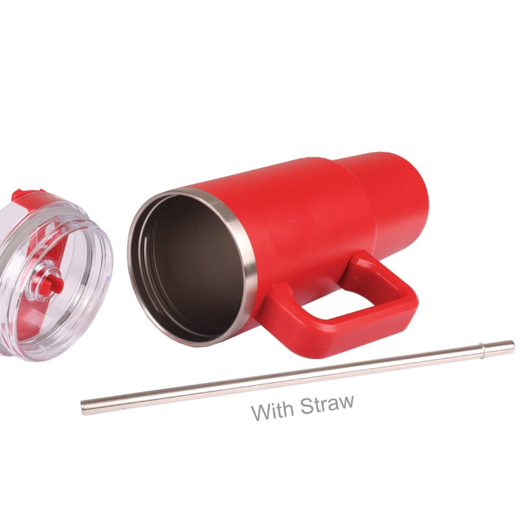 900ml Thermal Flask With Straw and Handle