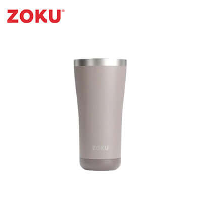 Zoku 20oz 3 in 1 Stainless Steel Tumbler in a sleek design, perfect for hot and cold beverages.