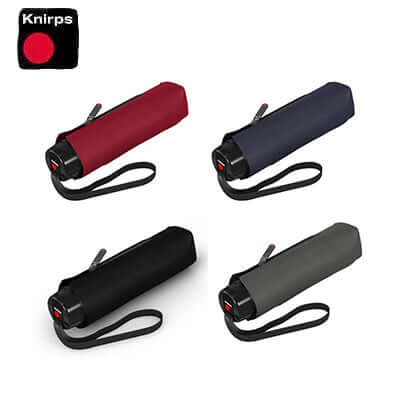 Knirps T.020 Small Manual Umbrella in four colors, ideal for Corporate Gift and portable convenience.