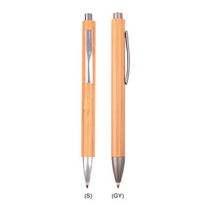Eco Bamboo Pen displayed in two color options, showcasing its sustainable design for corporate gift use.