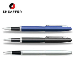 Sheaffer® VFM Rollerball Pen displayed in blue, black, and silver finishes, ideal for Singapore Corporate Gift.