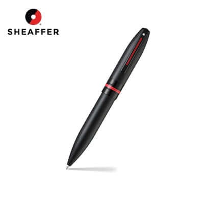 Sheaffer® ICON Matte Black Ballpoint Pen With Gloss Black Trim, elegant design perfect for corporate gifts.