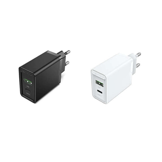 Vention 2-Port USB (A+C) Wall Charger (18W/20W)