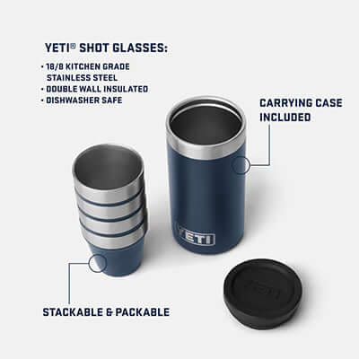 Yeti Shot Glasses with Carrying Case Corporate Gifts Singapore