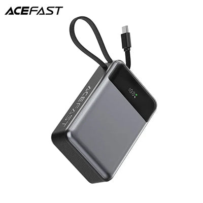 Acefast M21 Power Bank 20000mAh PD 65W Built-In Cable CCC Certified