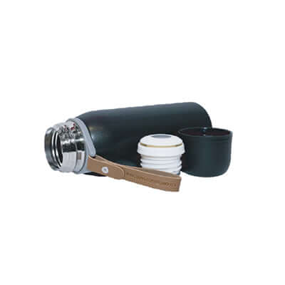 Matt Finishing 500ml Vacuum Flask with lid and cup, perfect for corporate gift.