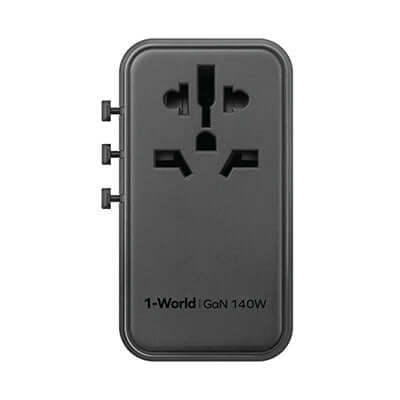 Momax 1-World Universal 4-Port Travel GaN Charger 140W + USB-C Cable Corporate Gifts Singapore