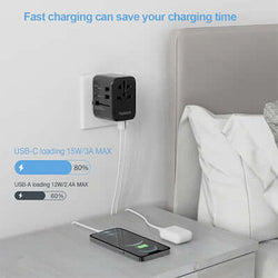 TESSAN 17W Travel Charger with 3 USB and 1 Type C Corporate Gifts Singapore