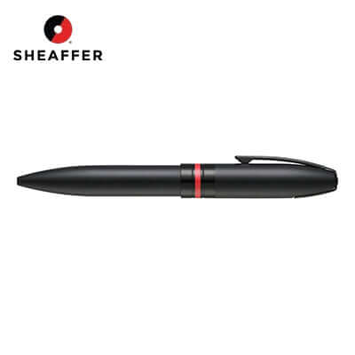 Sheaffer® ICON Matte Black Ballpoint Pen With Gloss Black Trim showcasing modern elegance, ideal for Corporate Gift.