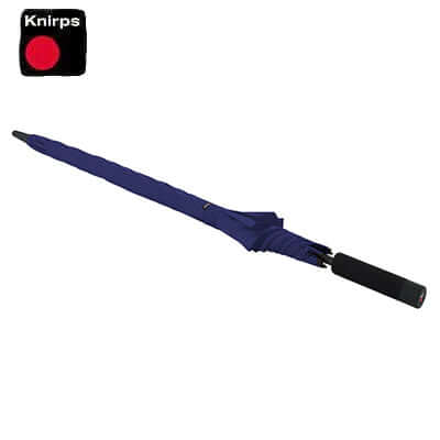 Knirps U.900 Ultralight XXL Manual Umbrella in dark blue with sleek handle, ideal for corporate gifts.