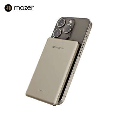Mazer MagAir19 5000mAh Ultra Slim Magnetic Wireless Power Bank Corporate Gifts Singapore