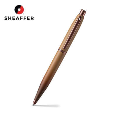 Sheaffer® Coffee Edition Matt Brown Ballpoint Pen with Regal Brown PVD Trims for corporate gift
